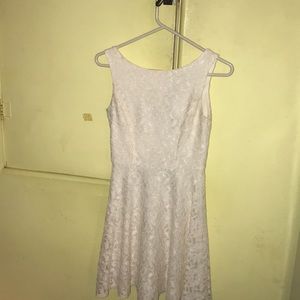 White Speeches Floral dress